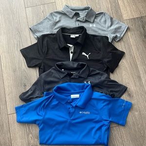 Boys Youth Medium Polo Lot - Like New Condition